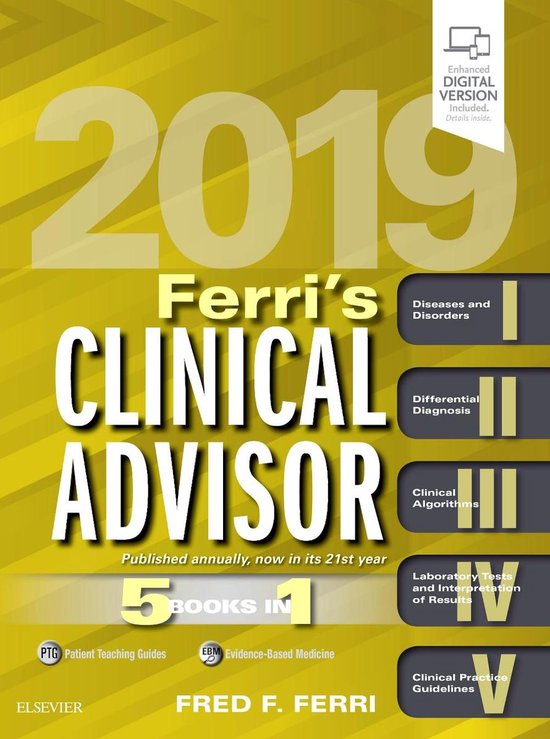 Ferri's Clinical Advisor 2019 9780323530422 Fred F. Ferri Boeken