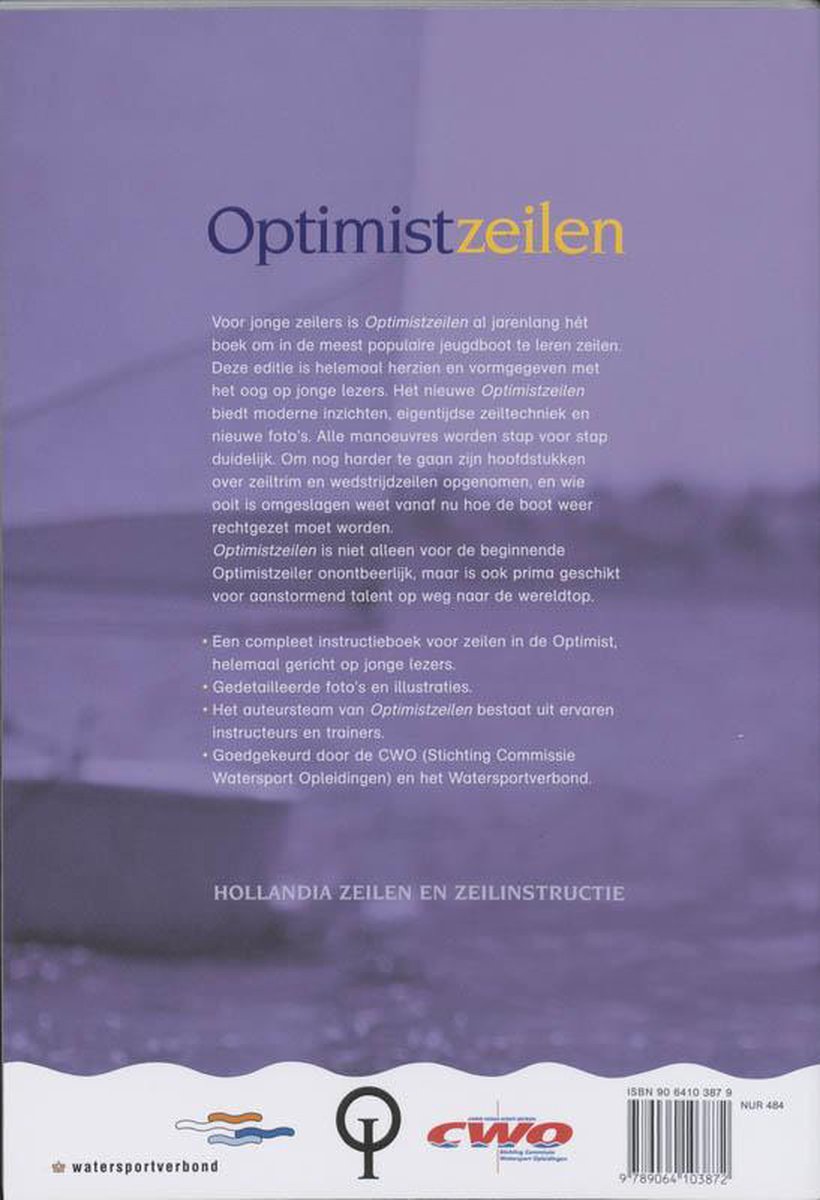 Optimist Zeilen - back cover