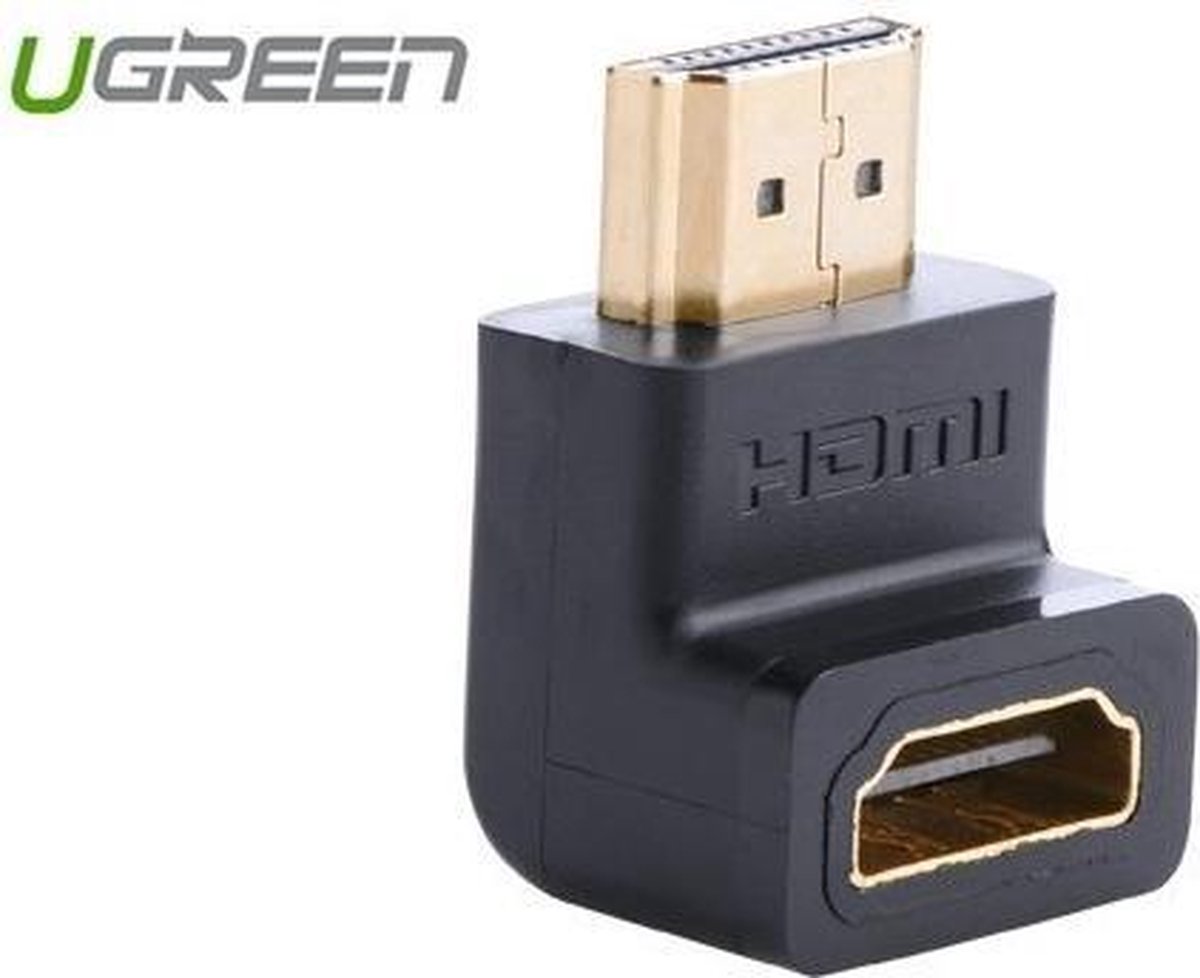 Ugreen - adapter - HDMI onderhoekconnector zwart