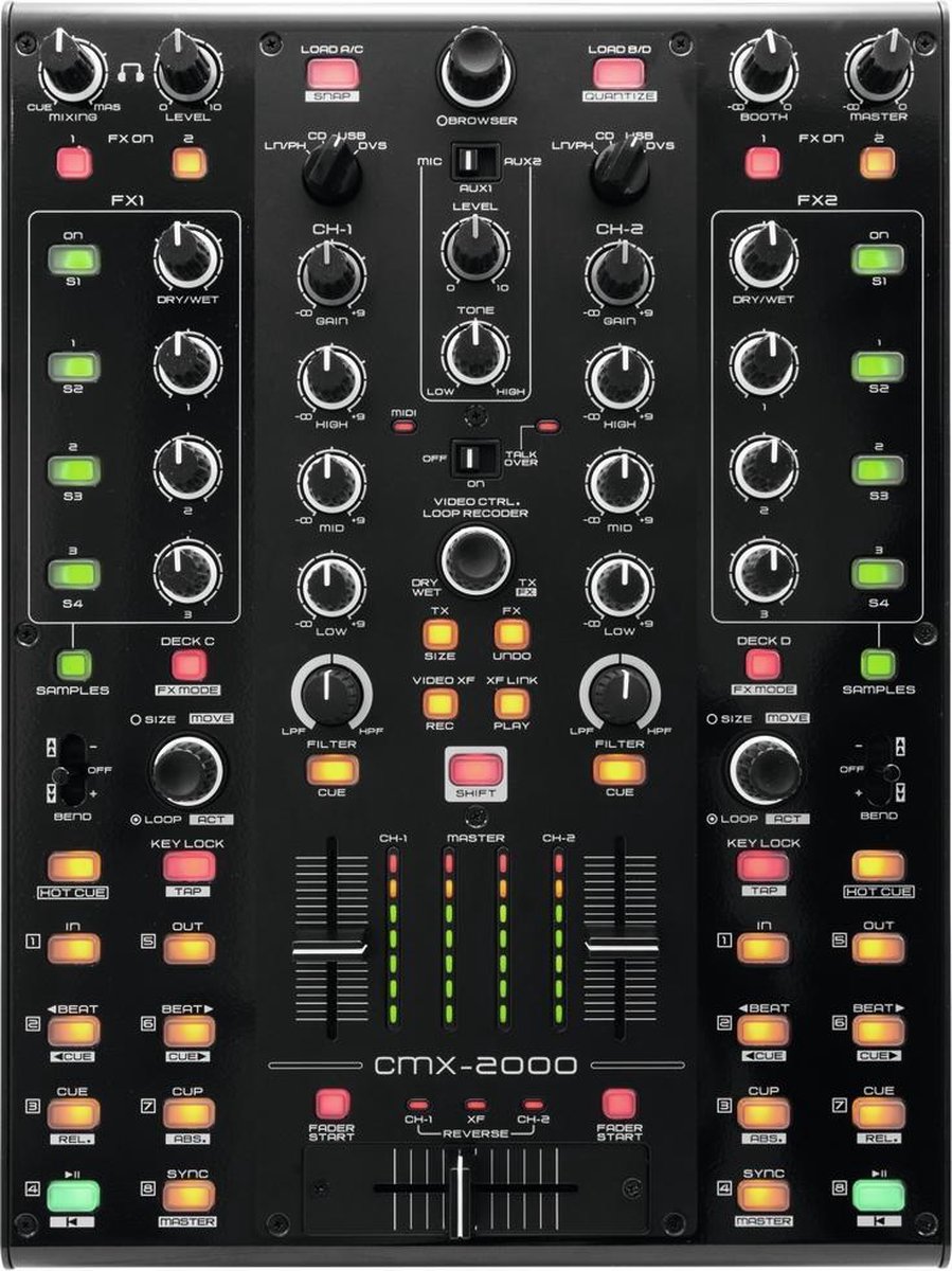 OMNITRONIC DJ Mengpaneel - CMX-2000 2+1-channel MIDI controller | bol.com