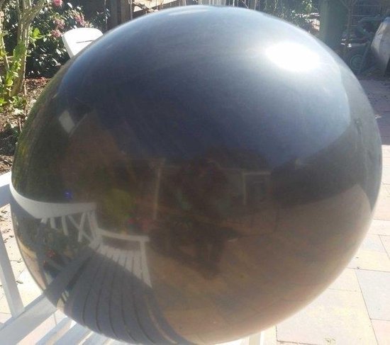 Farmacologie rechtbank slang 3 stuks Mega grote zwarte ballonnen 90 cm | bol.com