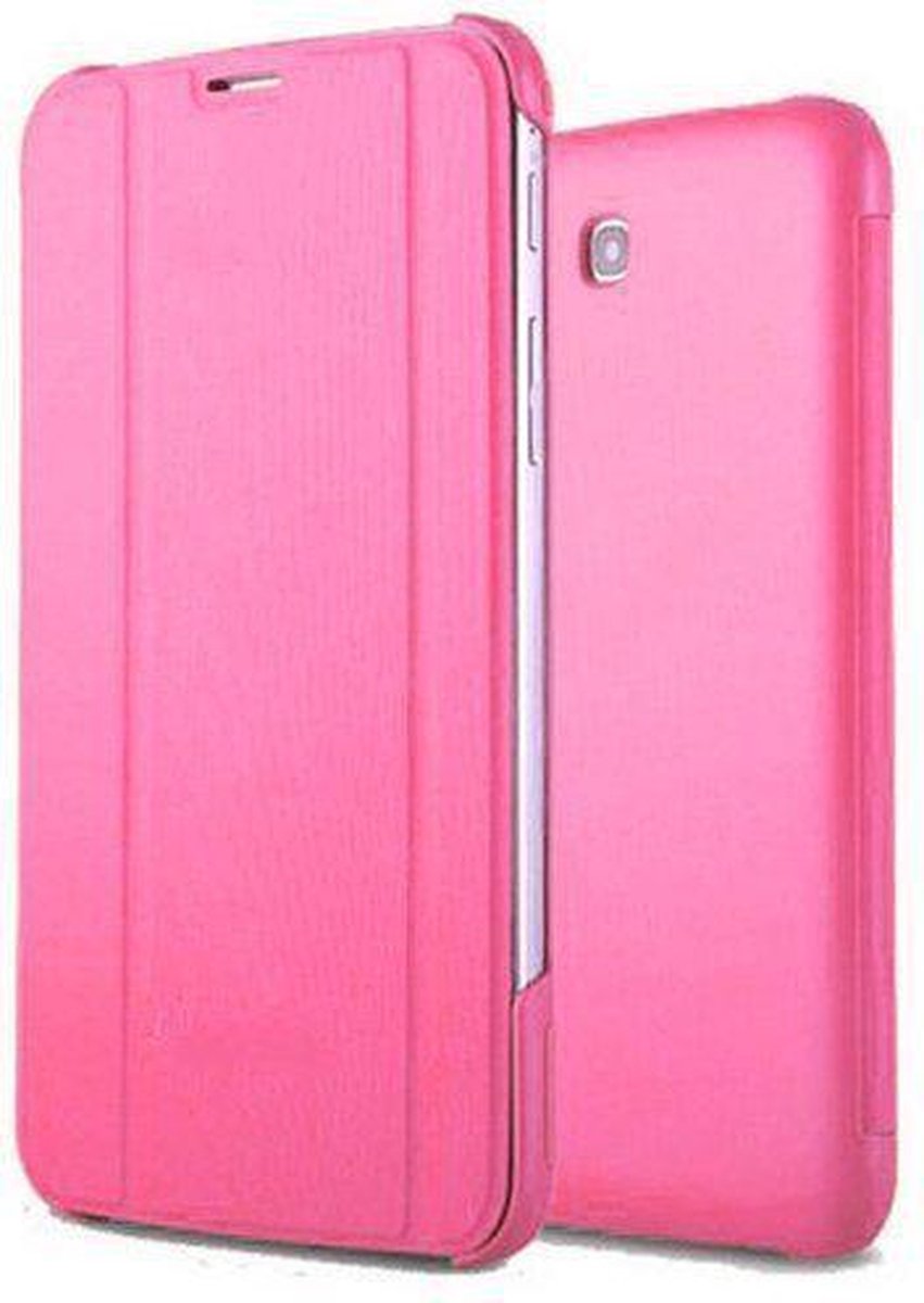 Samsung Galaxy Tab 3 T110 book cover 7.0 Inch Roze Pink