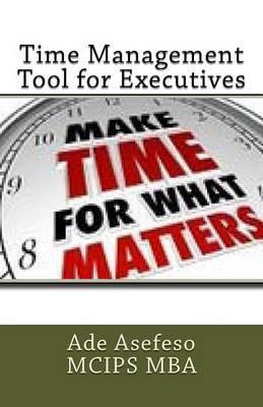 Time Management Tool for Executives - cover