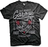 Gas Monkey Garage Heren Tshirt -S- Fast 'N Loud Zwart