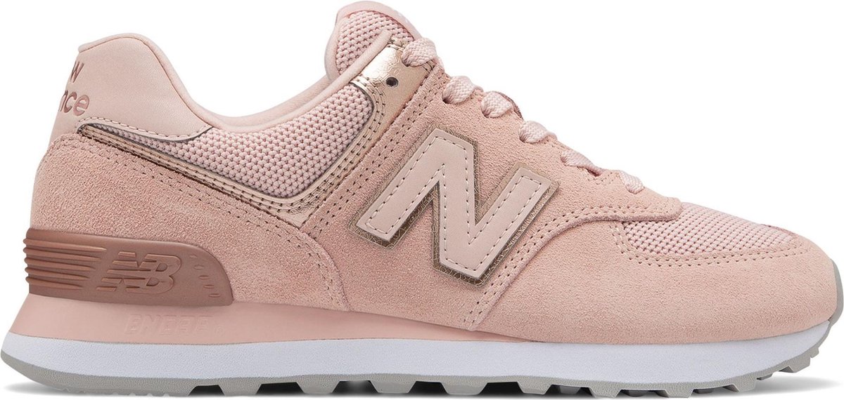 rol Dominant Vervelend New Balance 574 Sneakers - Maat 38 - Vrouwen - licht roze | bol.com