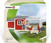 Schleich Kippenhok 42191 - Kip Speelfigurenset - Farm World - 9 x 23 x 9 cm