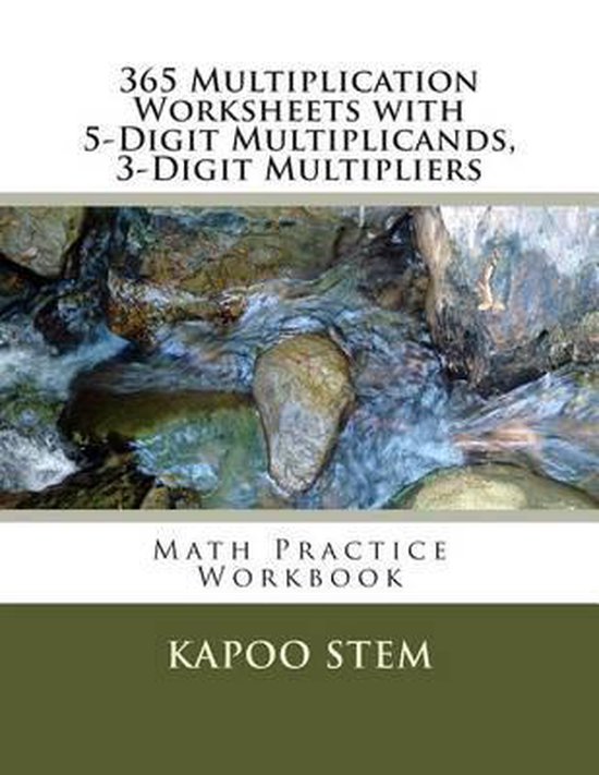 365 Days Math Multiplication- 365 Multiplication Worksheets  ... - cover