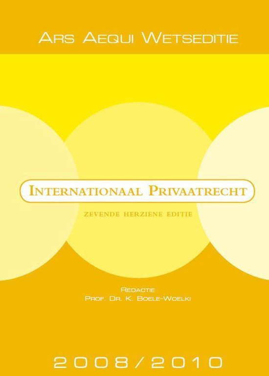 Internationaal Privaatrecht 2008/2010