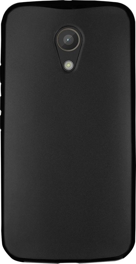 Meerdere wereld haai Motorola Moto G (2nd gen) 2014 Silicone Case hoesje Zwart | bol.com