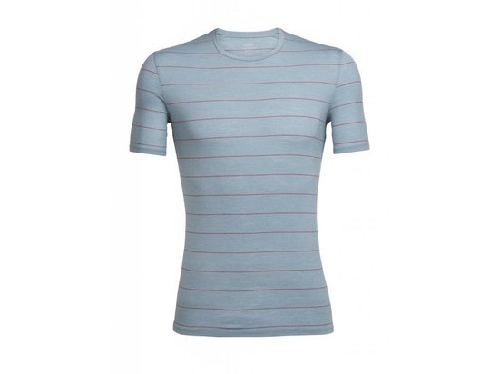 Foto: Icebreaker anatomica crew top t shirt heren zwart maat s