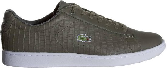 Lacoste Carnaby EVO Heren Sneakers - Groen - Maat 44 | bol.com