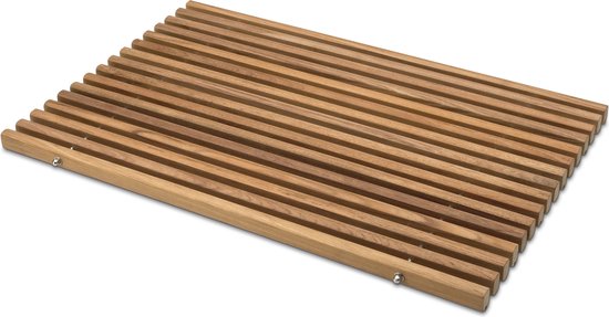 Waakzaam Onderdrukken voorspelling Teak houten badmat SKAGERAK | bol.com