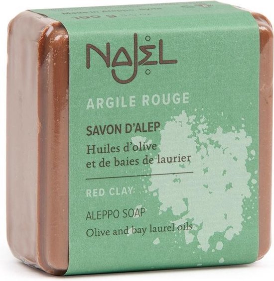 Najel - Aleppo scrubzeep rode klei - 100 gram