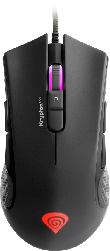 Natec Genesis Krypton 800 Optisch 10200DPI Ambidextrous Zwart muis