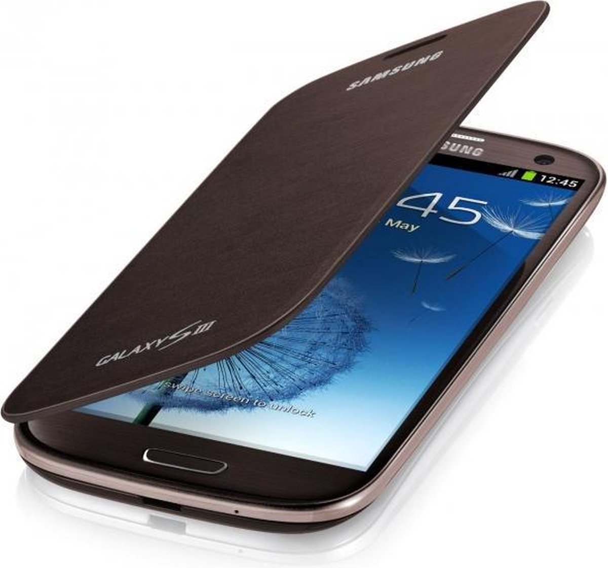 Samsung Flip Cover voor de Samsung Galaxy S3 - Amber Brown