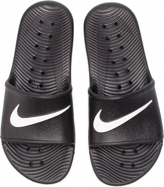 Grappig sla Sportman Nike Kawa Shower (GS/PS) slippers kids zwart/wit | bol.com