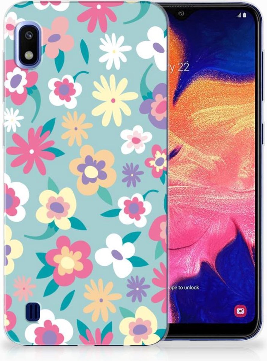 Samsung Galaxy A10 TPU Case Flower Power