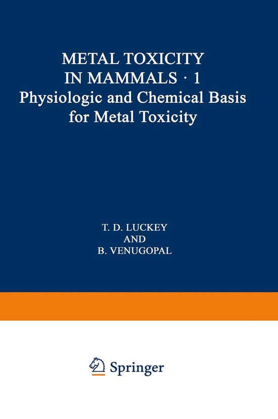 Medicine (R0) - Physiologic and Chemical Basis for Metal Tox ... - cover