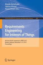 Requirements Engineering for Internet of Things