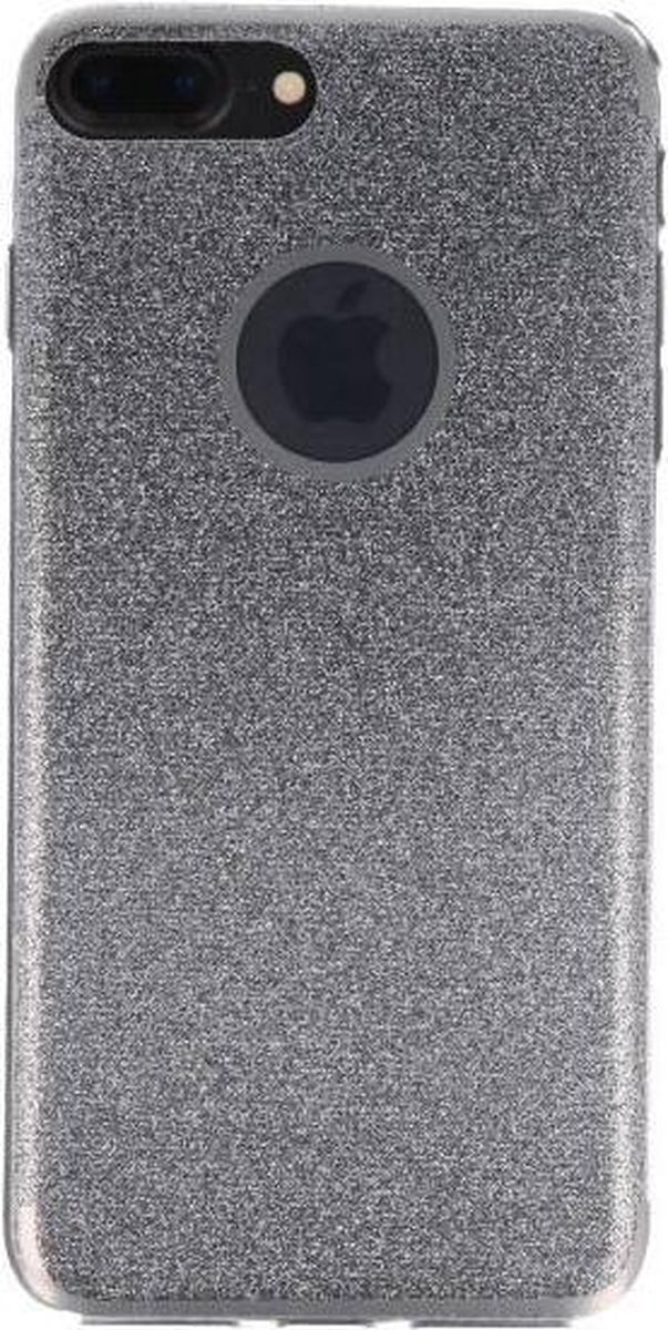 Bling TPU Hoesje Case - Hoesje Geschikt voor iPhone 7 / 8 Plus Zilver