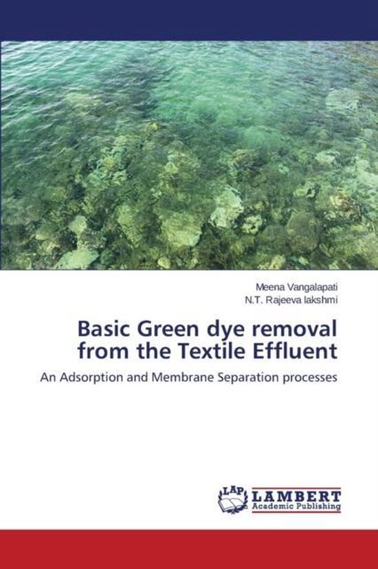 Basic Green dye removal from the Textile Effluent - cover