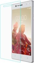 9H Tempered Glass - Geschikt voor Nokia 3 Screen Protector - Transparant