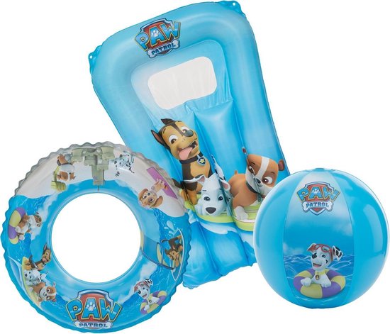 Happy People Ensemble de jeu aquatique Paw Patrol 3 pièces Bleu