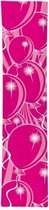 Roze ballonnen banner 60 x 300 cm