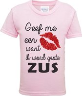 Ik word grote zus Tshirt Glitter | 128cm