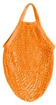 Biologisch Katoenen Boodschappennetje - Oranje