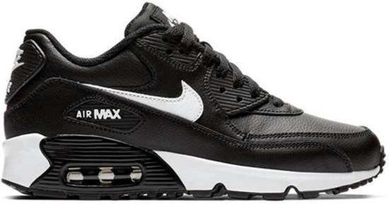 Nike Air Max 90 Leather Sneaker Junior Sneakers - Maat 39 - Unisex -  zwart/wit | bol.com