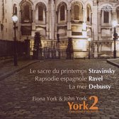 York2 - Stravinsky, Ravel, Debussy: One Pia (CD)
