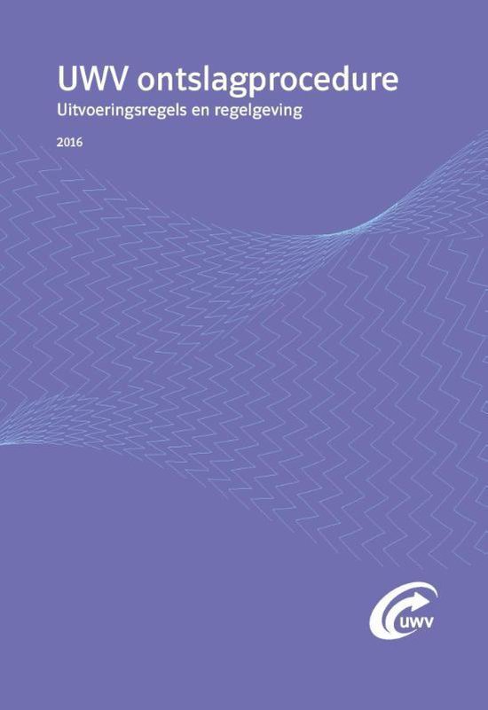 UWV ontslagprocedure 2016 - cover