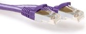 ACT FB8710 netwerkkabel 10 m Cat6a S/FTP (S-STP) Paars