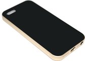 Rubber goud hoesje Geschikt voor iPhone 5 / 5S / SE