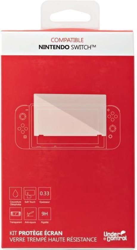 Under Control screenprotector - gehard glas - geschikt voor Nintendo Switch