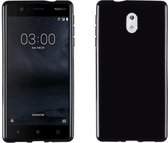 MP Case zwart back cover voor Nokia 3 Achterkant/backcover