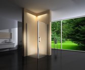 Sanifun douchecabine Vincenta R 900 x 900 Z mat glas