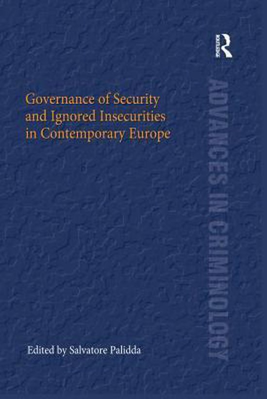 New Advances in Crime and Social Harm - Governance of Securi ... - cover