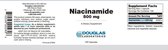 Niacinamide (100 Capsules) - Douglas Laboratories