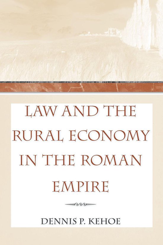 Law and the Rural Economy in the Roman Empire - cover