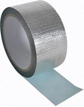 Perel Aluminium tape, versterkt, voor reparatie, isolatie, afdichting en bescherming, 50 mm x 10 m, grijs
