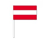 50 Oostenrijkse zwaaivlaggetjes 12 x 24 cm