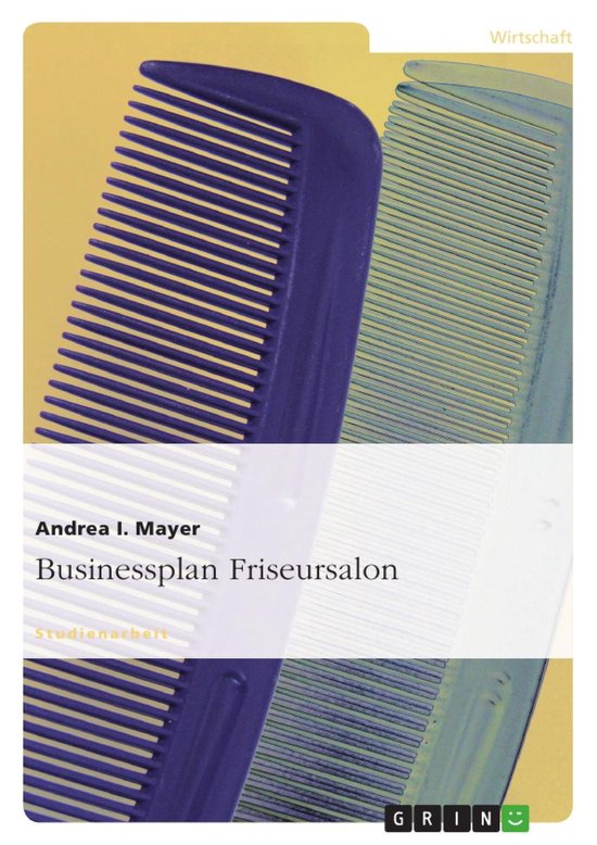 Businessplan Friseursalon - cover