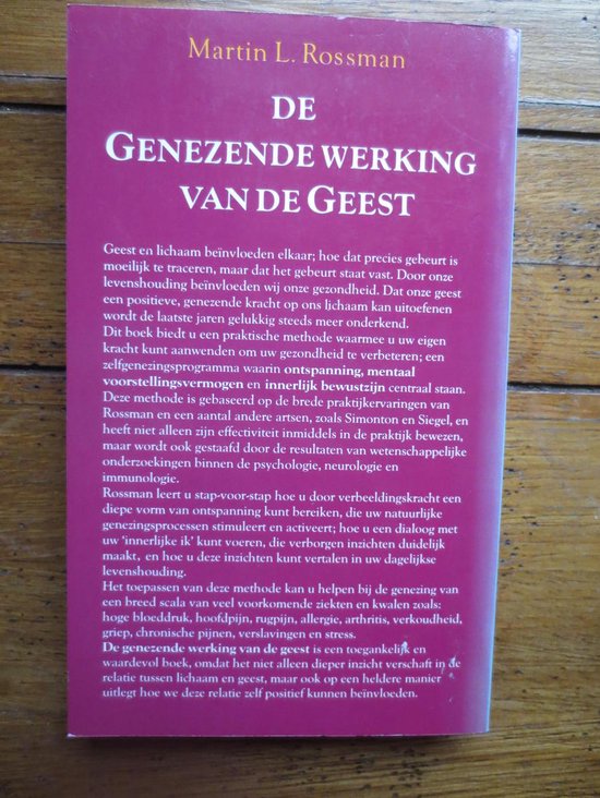 De Genezende Werking Van De Geest Martin Rossman Boeken Bol