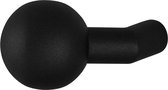 Zwart verkropte kogelknop 55mm draaibaar