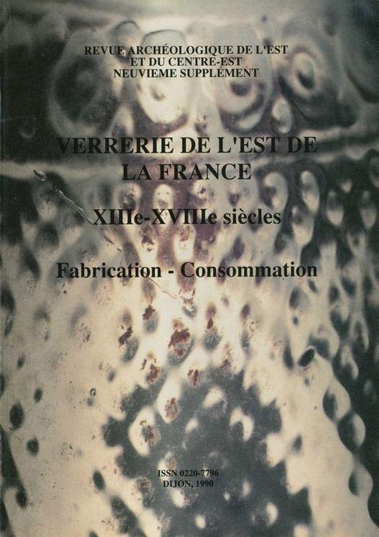 Suppléments à la Revue archéologique de l’Est - Verreri ... - cover