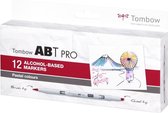 Tombow ABT Pro markeerstift 12 stuk(s) Multi kleuren
