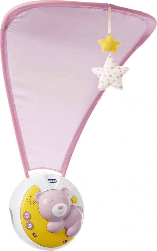 Chicco Next2Moon Roze 3 in 1 - Muziekmobiel