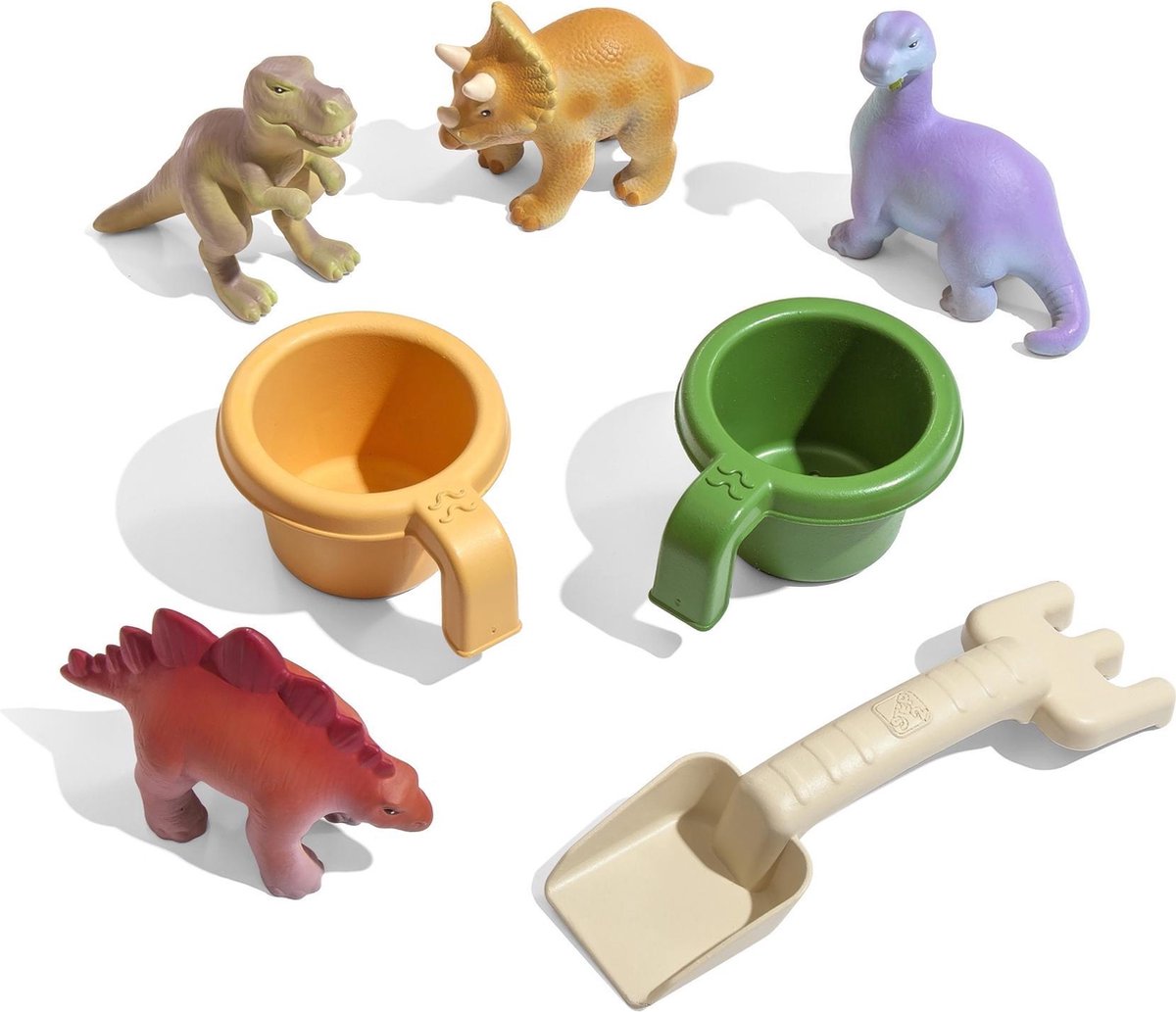 Step2 Dino Dig Zand & Watertafel - Zandtafel voor 15L water en 9 kg zand - Incl. 7 accessoires - Waterspeelgoed voor de tuin / buiten — afbeelding 3